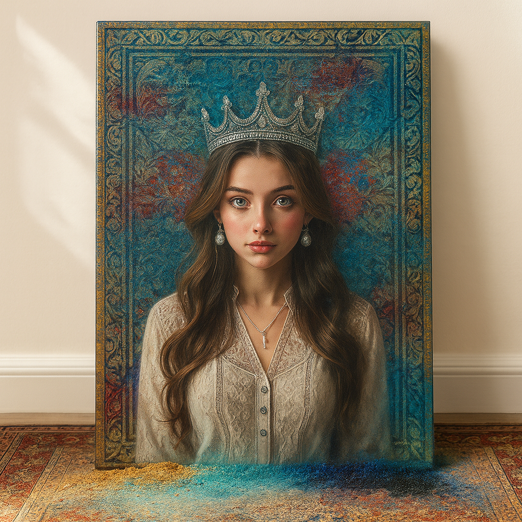 Portrait Poudré Personnalisé