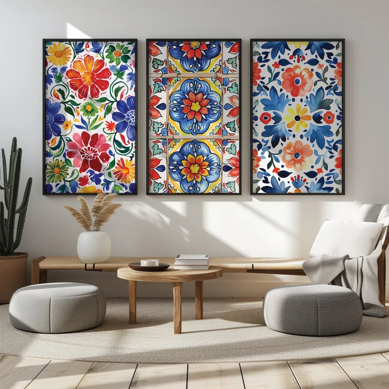 Fiesta Murale Azulejos et Fleurs