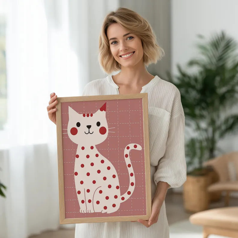 Chat à Pois
