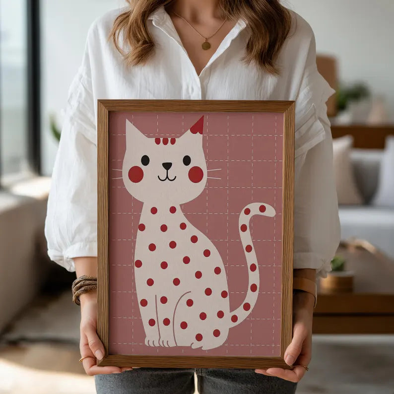 Chat à Pois