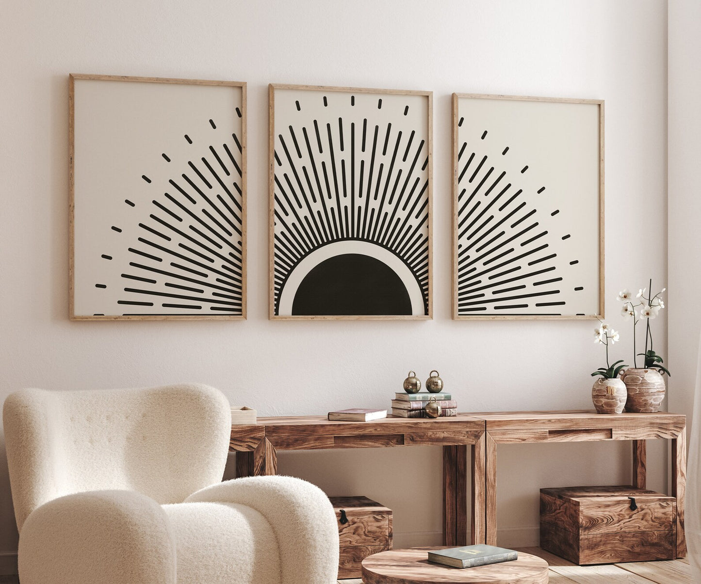 Trio Soleil Abstrait