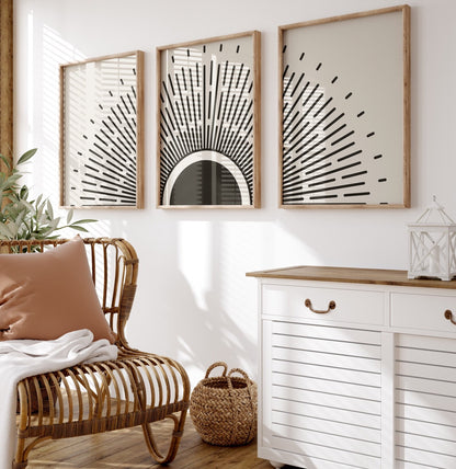 Trio Soleil Abstrait