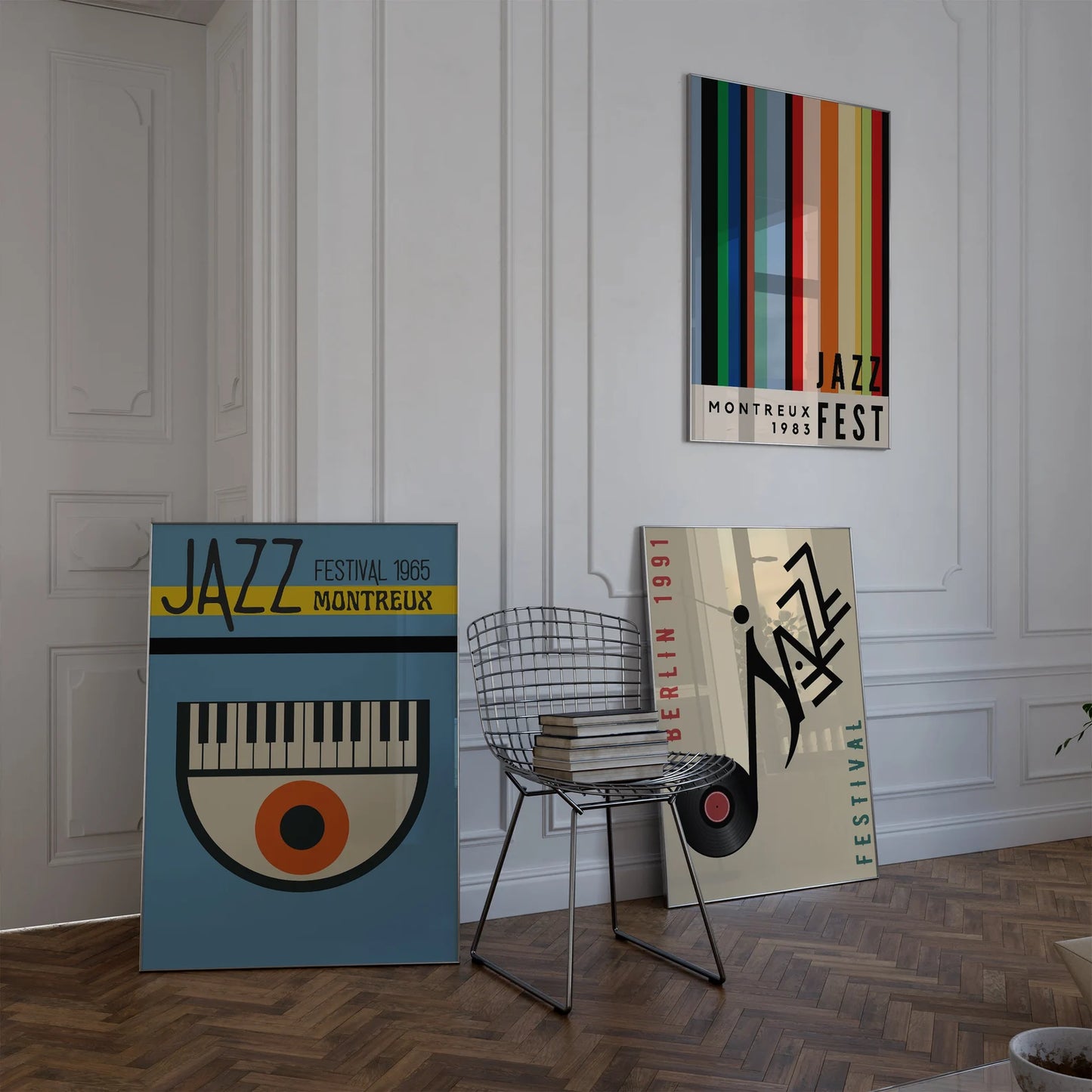 Trio d’Affiches Vintage