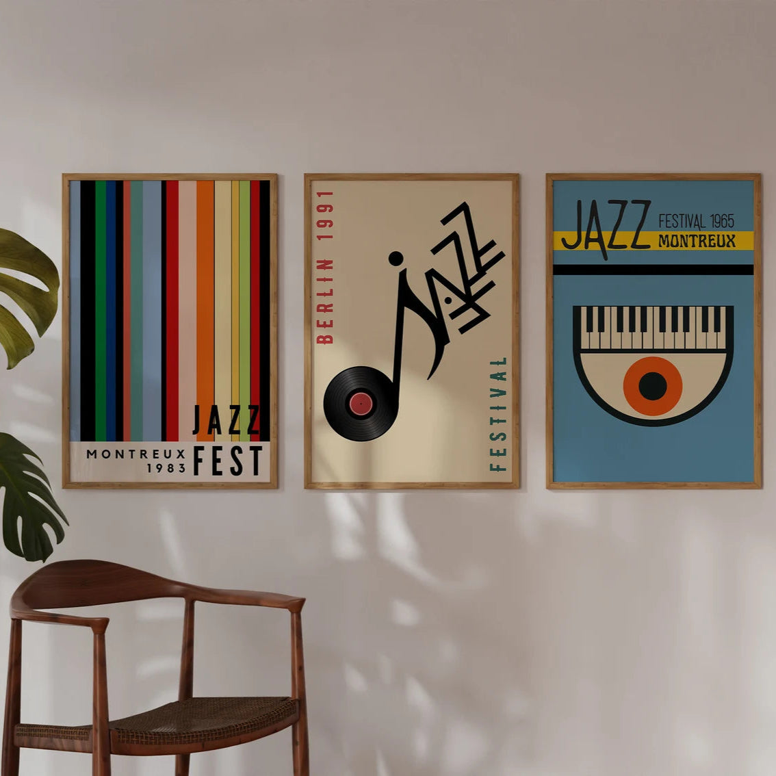 Trio d’Affiches Vintage
