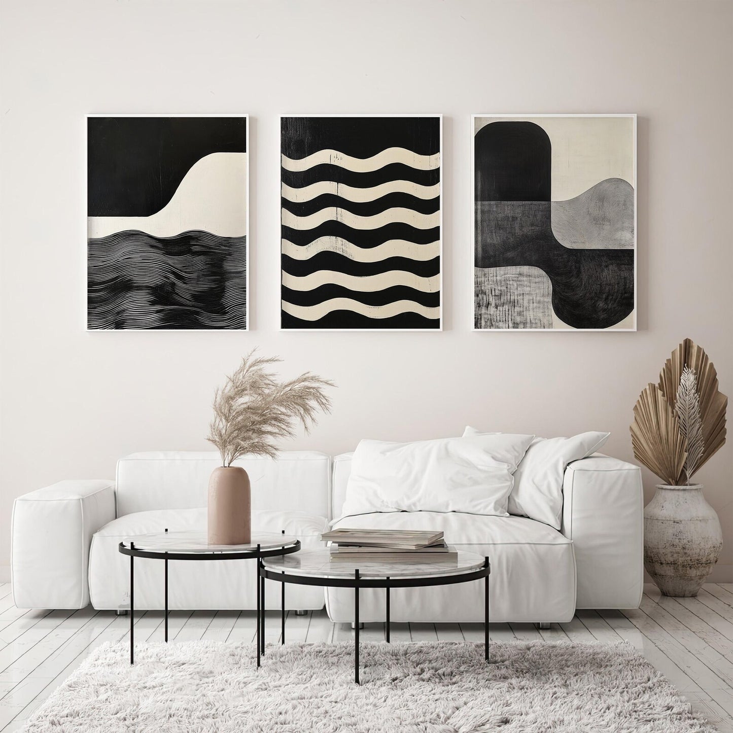Équilibre en Noir & Blanc