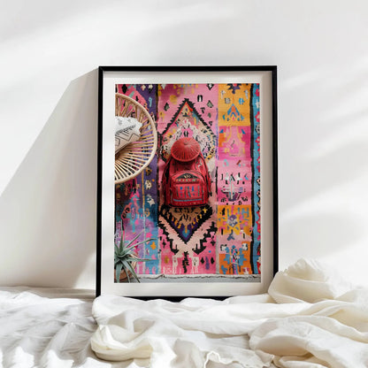 Tapis Berbère Coloré
