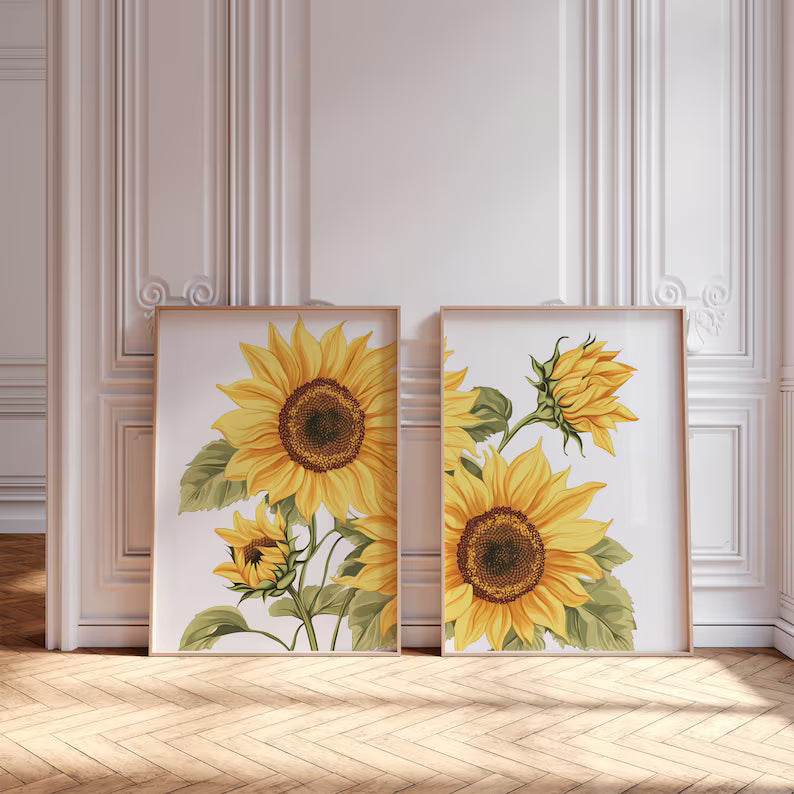 Duo de Tournesols Dorés
