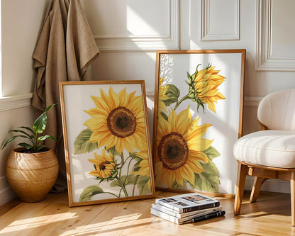 Duo de Tournesols Dorés