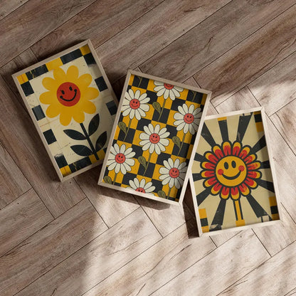 Fleurs Smiley Vintage