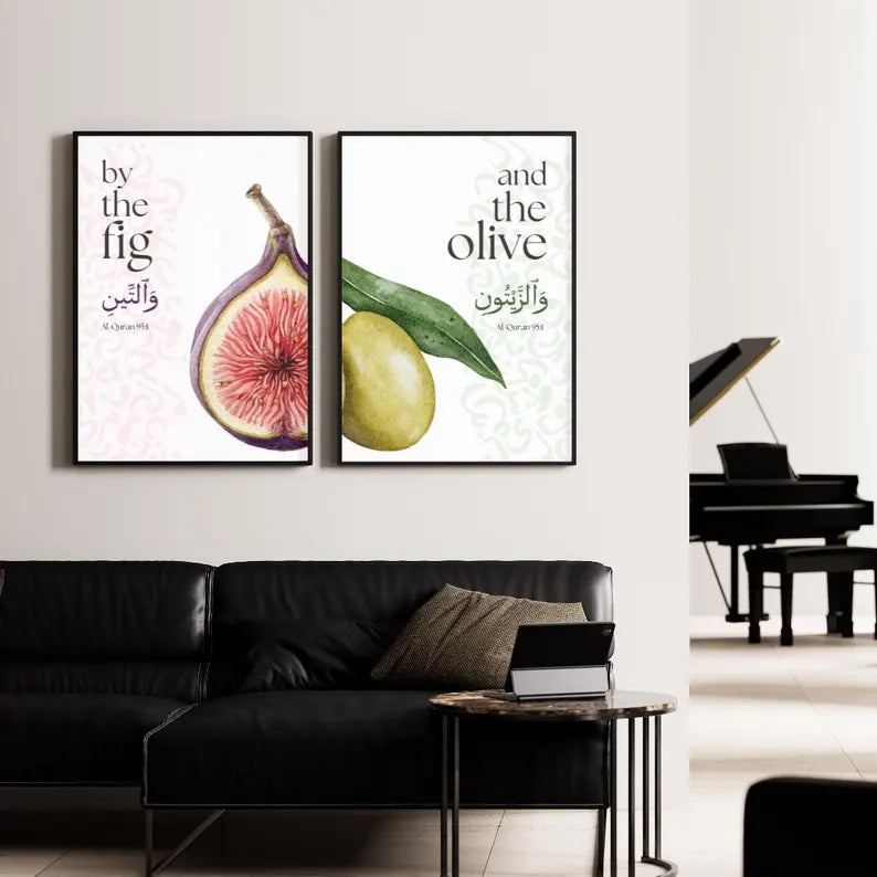 Figue et Olive Inspirés du Coran