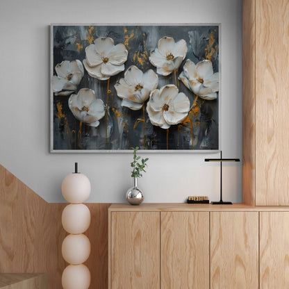 Bouquet d’Élégance sur Fond Foncé