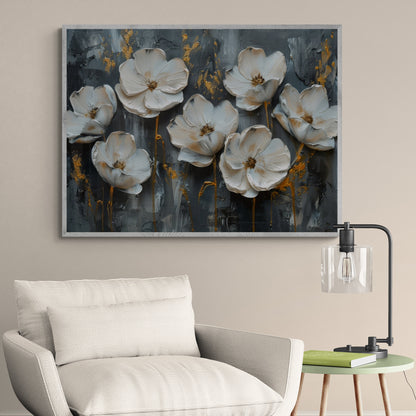 Bouquet d’Élégance sur Fond Foncé